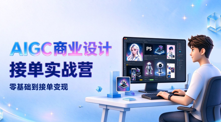 AIGC 商业设计接单实战营｜零基础到接单变现