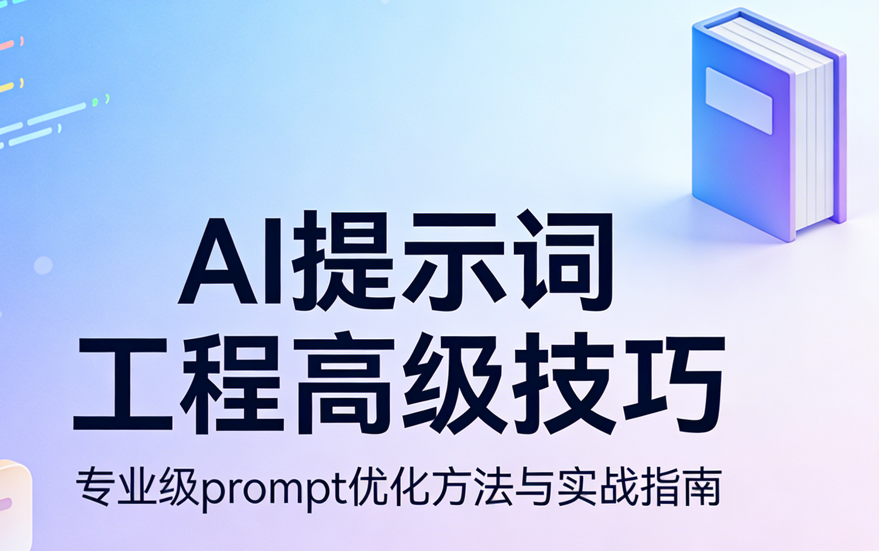 AI提示词工程高级技巧